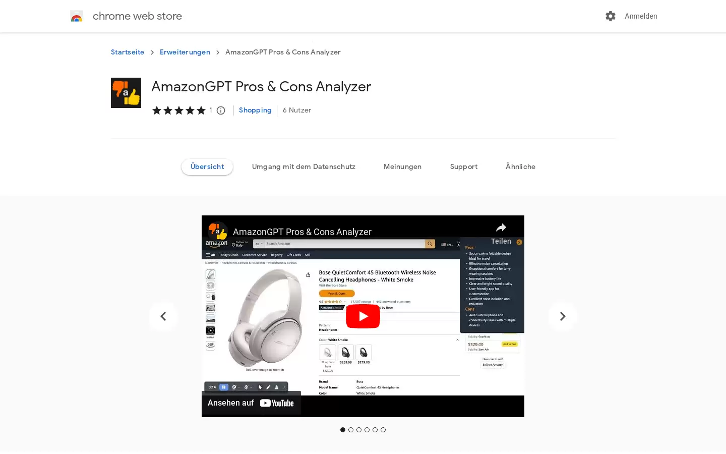 AmazonGPT Pros & Cons Analyzer : 发现每个亚马逊产品的优缺点！基于真实用户评论。