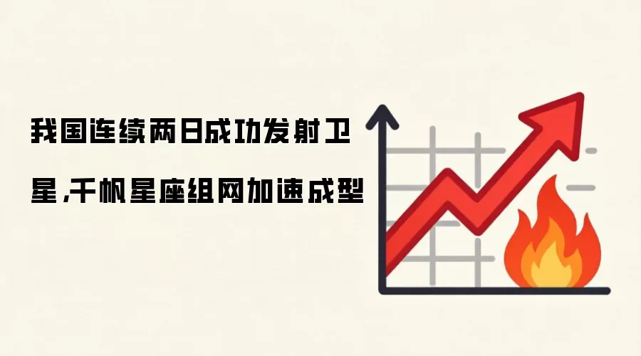 我国连续两日成功发射卫星,千帆星座组网加速成型