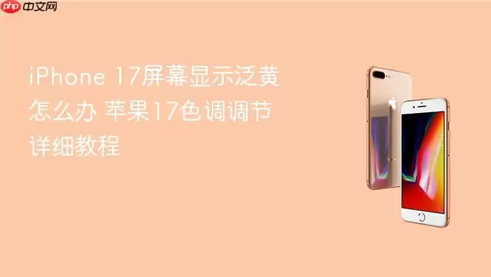 iPhone 17屏幕显示泛黄怎么办 苹果17色调调节详细教程