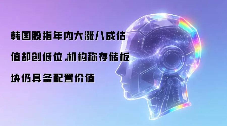 韩国股指年内大涨八成估值却创低位,机构称存储板块仍具备配置价值