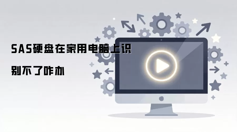 SAS硬盘在家用电脑上识别不了咋办