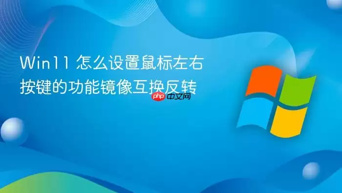 Win11 怎么设置鼠标左右按键的功能镜像互换反转