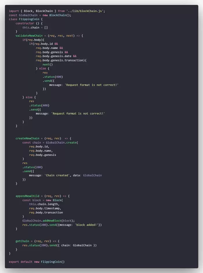 JavaScript与Express区块链入门教程:API接口集成