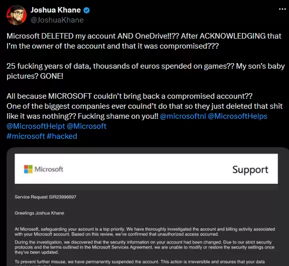 玩家Xbox被黑求助反遭永封!微软被骂上热搜后终于认怂恢复