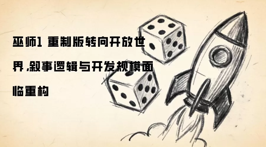 巫师1 重制版转向开放世界,叙事逻辑与开发规模面临重构