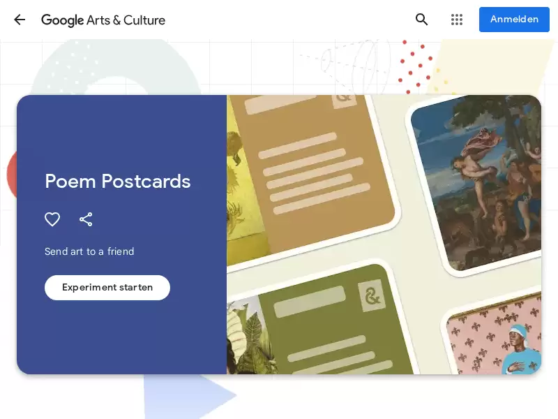 Poem Postcards : 向朋友寄送艺术作品