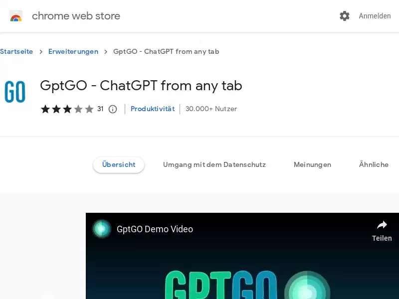 GPTGo : Highlight. Open. Search. It
