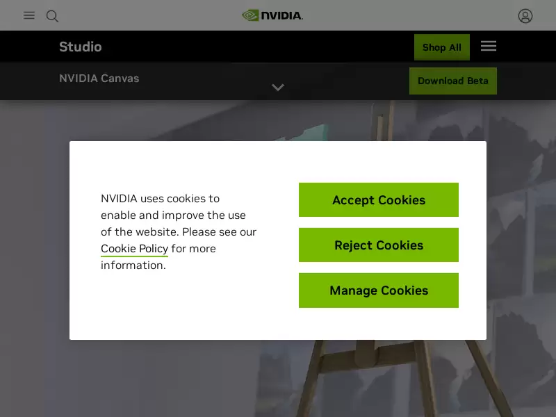 NVIDIA Canvas : AI绘画工具