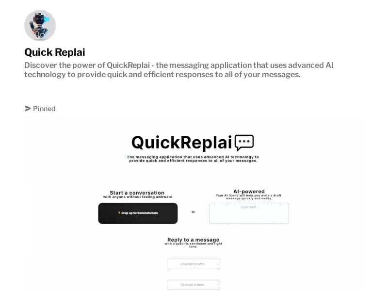 Quickreplai : 高效AI聊天工具