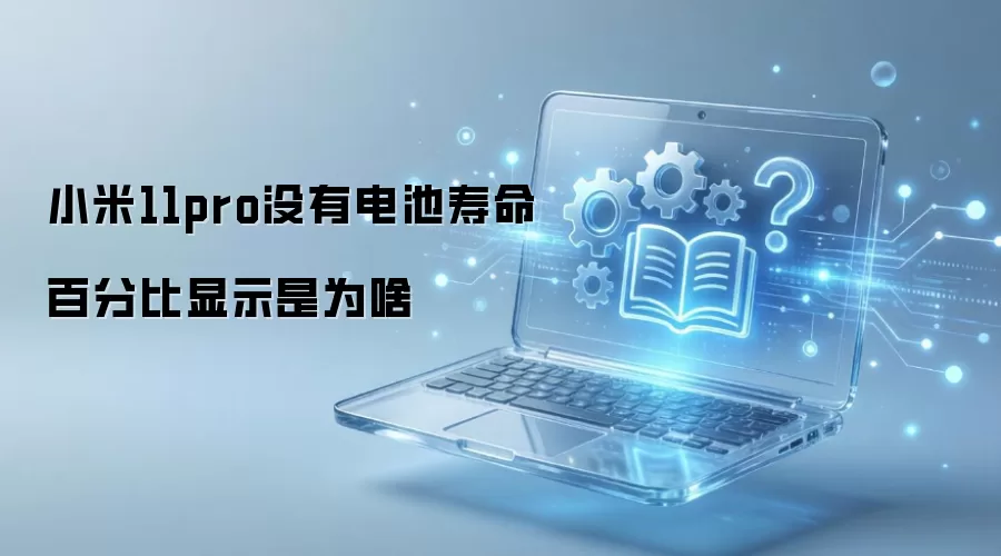 小米11pro没有电池寿命百分比显示是为啥