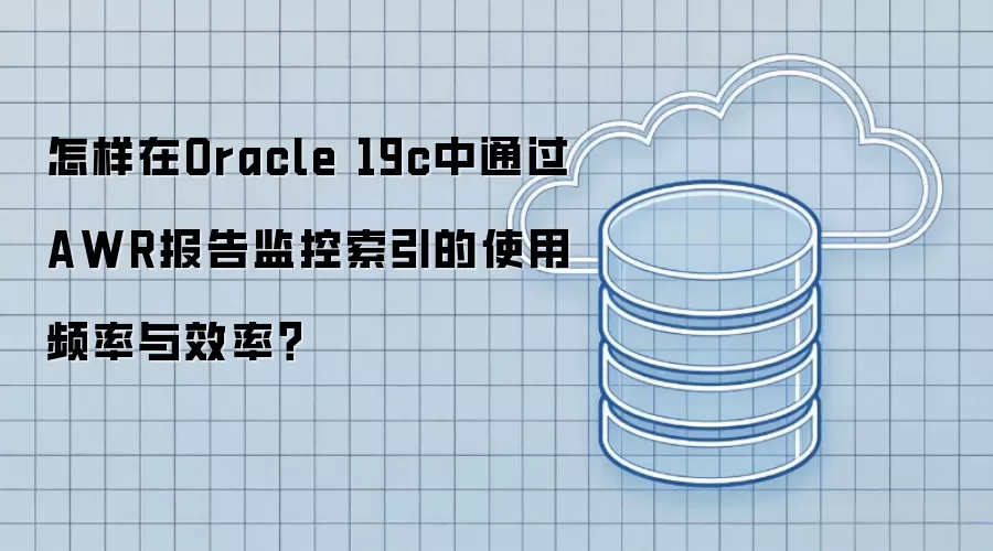 怎样在Oracle 19c中通过AWR报告监控索引的使用频率与效率?