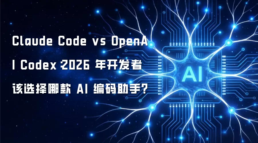Claude Code vs OpenAI Codex:2026 年开发者该选择哪款 AI 编码助手?