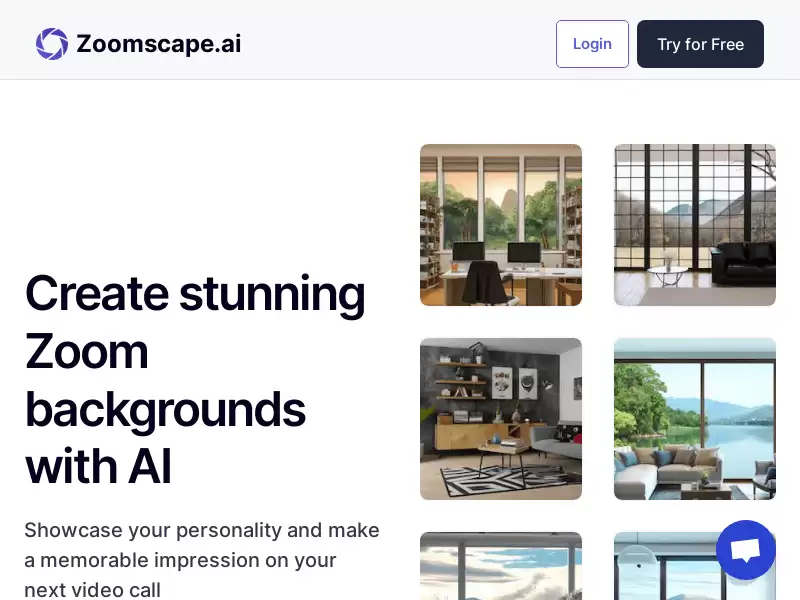 ZoomScape.ai : AI助手，创建精美Zoom背景