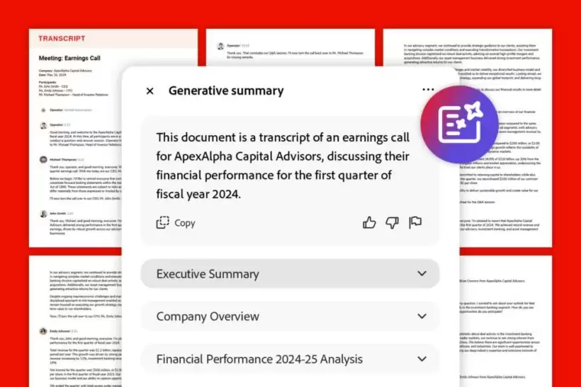 让用户更省心驾驭 PDF文档，Adobe Acrobat 升级 AI 技能：文生图、梳理信息等