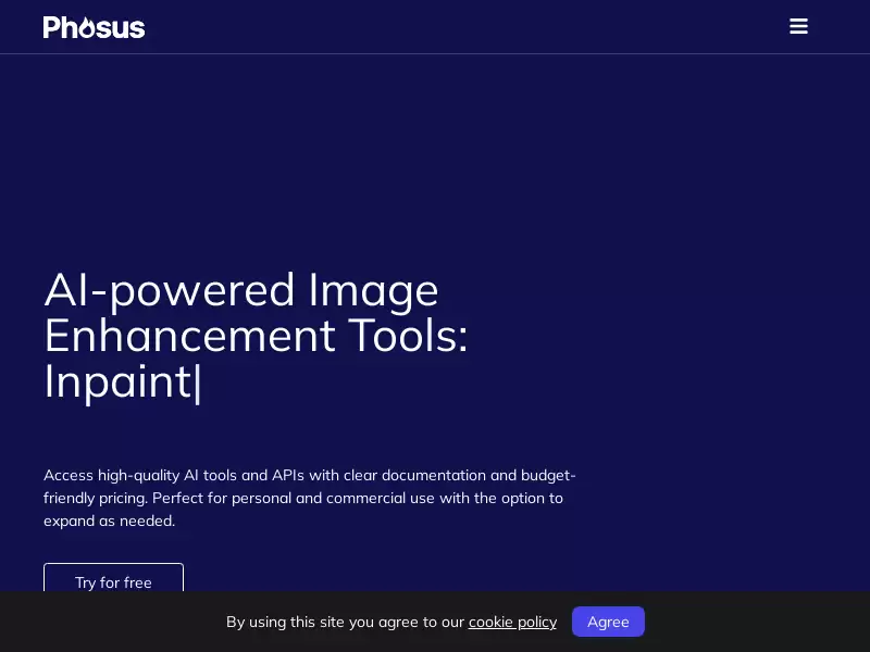 Phosus : 一键AI工具，提供图像修复、背景移除等功能