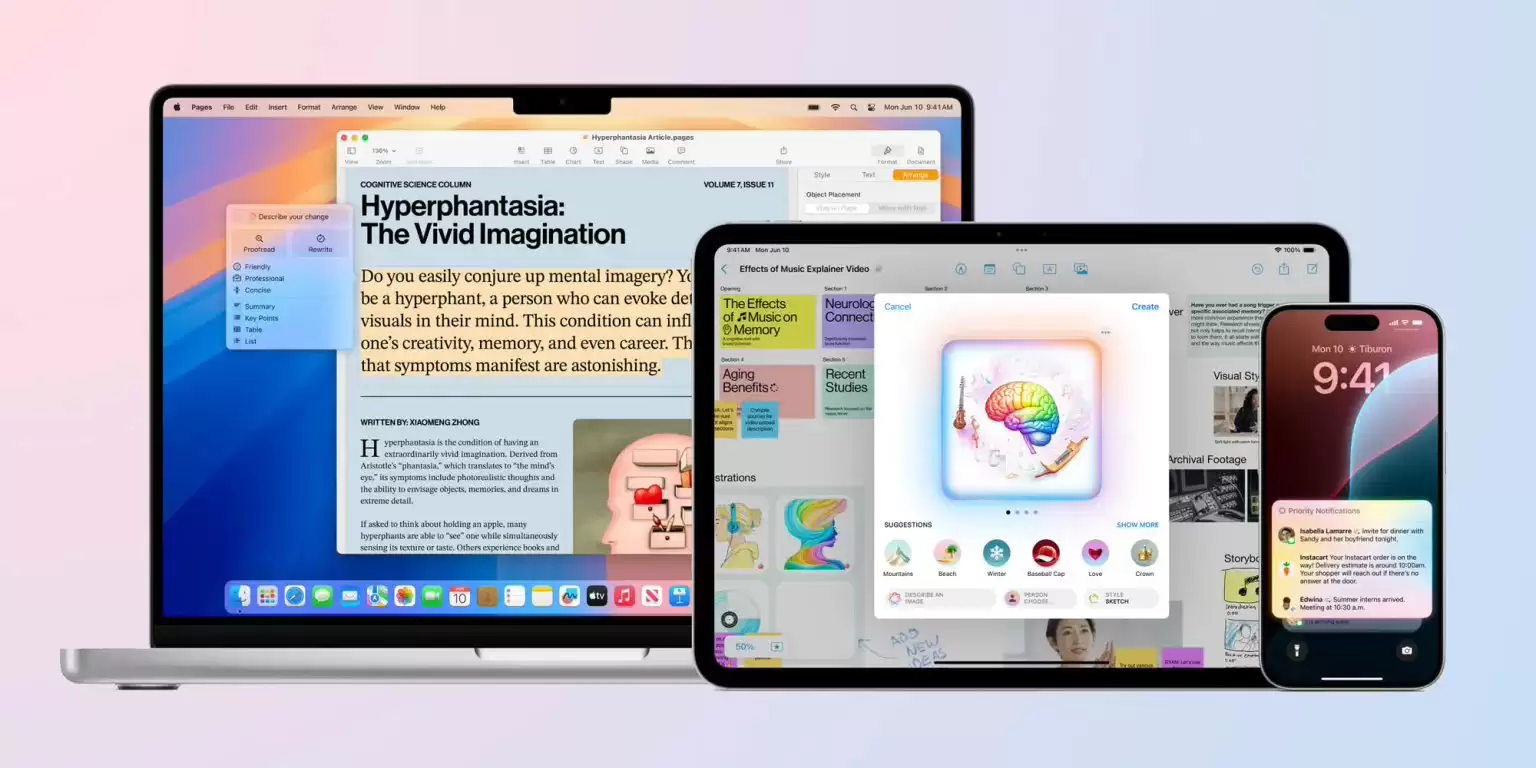 苹果高管:正努力将“Apple Intelligence”引入中国市场