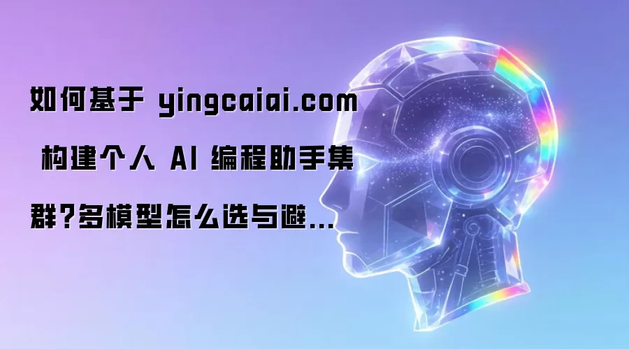 如何构建个人 AI 编程助手集群?多模型怎么选与避坑指南