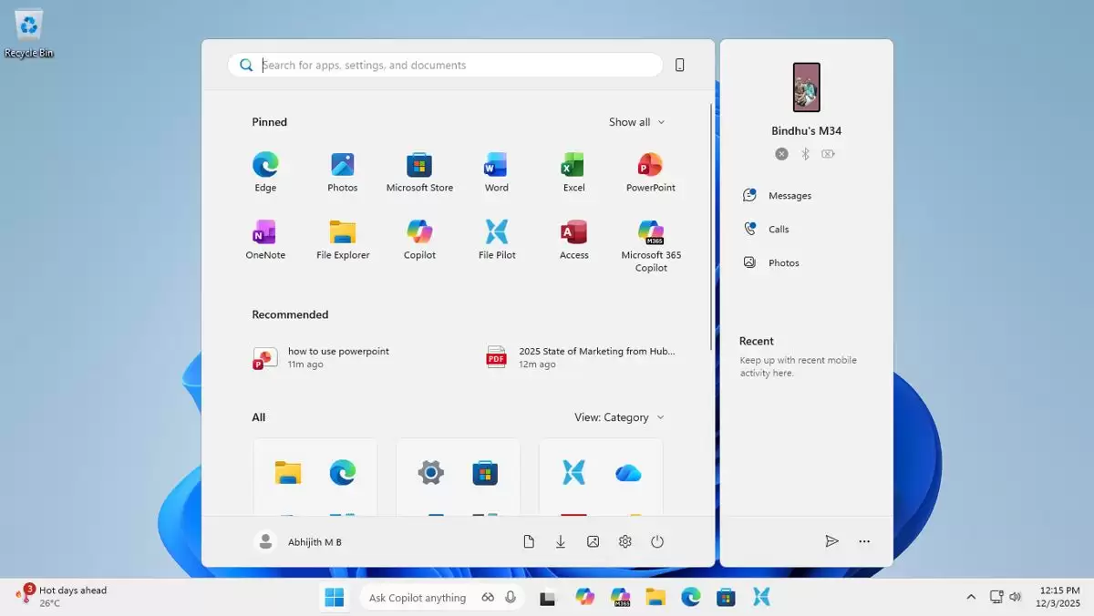 Win11安装KB5068861后新开始菜单变大且无法缩小