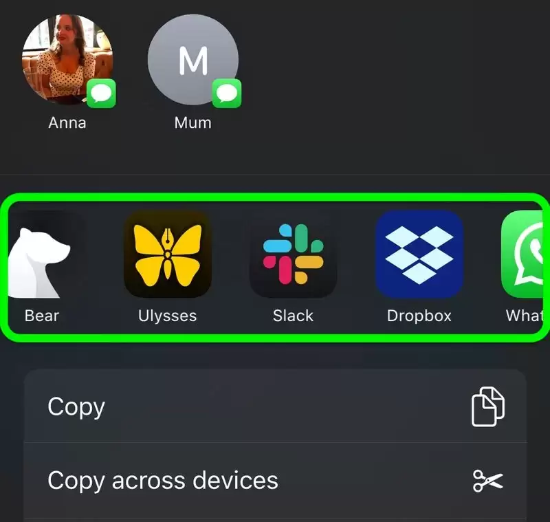 如何自定义 iPhone的共享菜单？