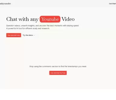Ask Youtube