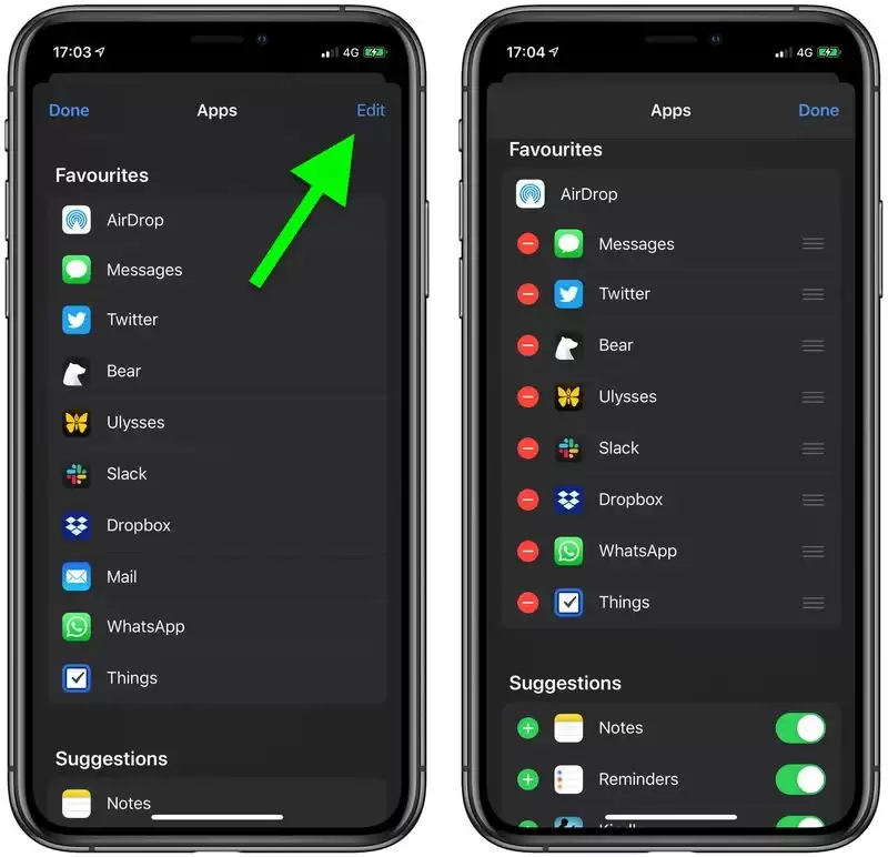 如何自定义 iPhone的共享菜单？
