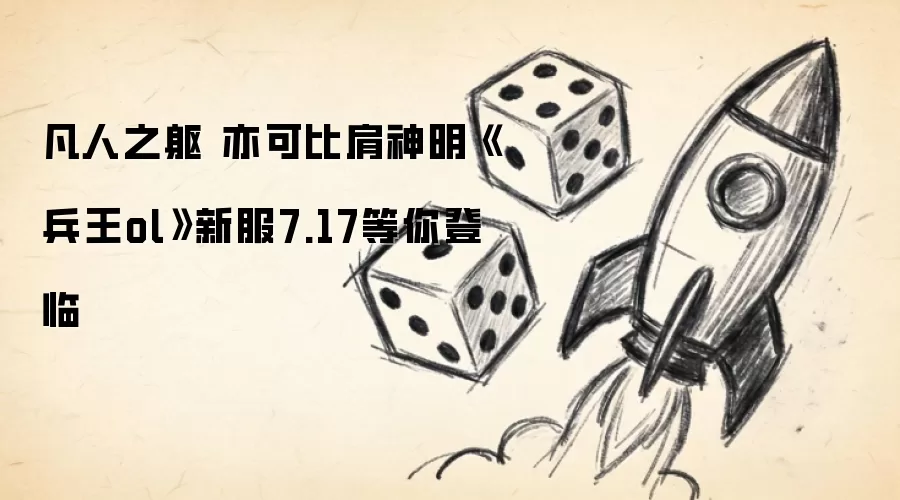 凡人之躯 亦可比肩神明《兵王ol》新服7.17等你登临