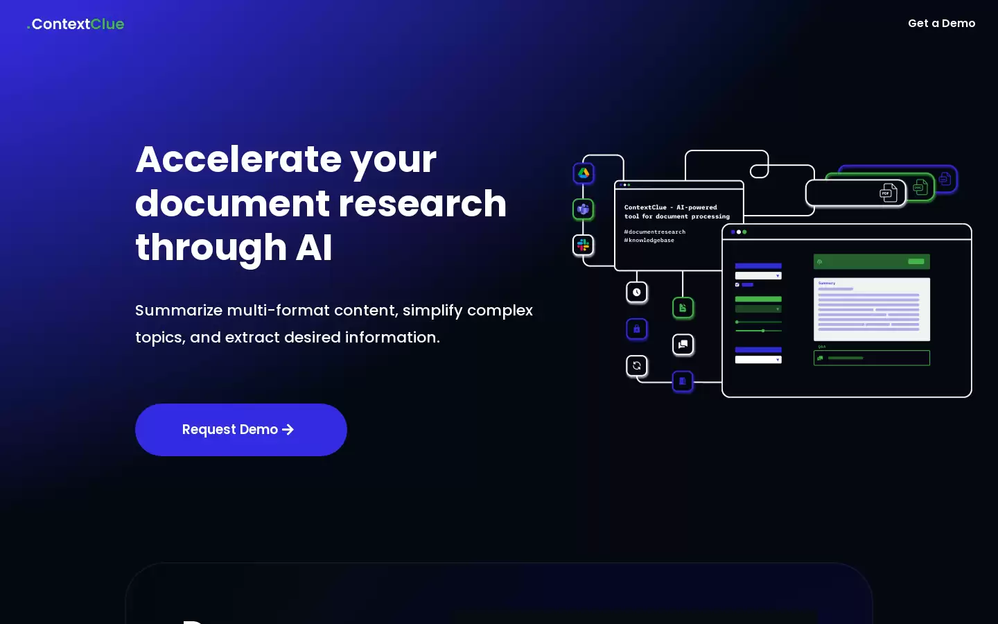 ContextClue : 借助AI的力量加速文档研究