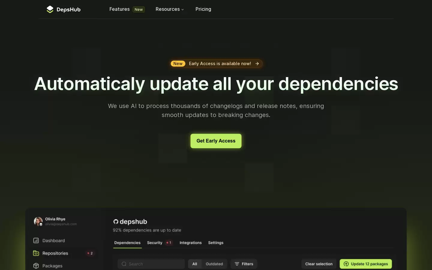 DepsHub : 便捷的依赖管理工具
