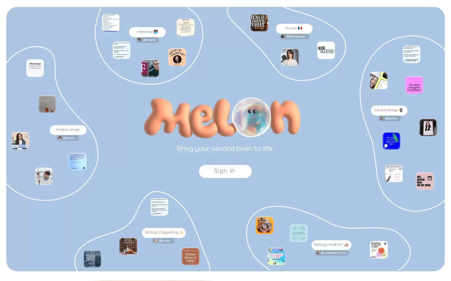 Melon : 帮助您吸收和应用知识的第二大脑