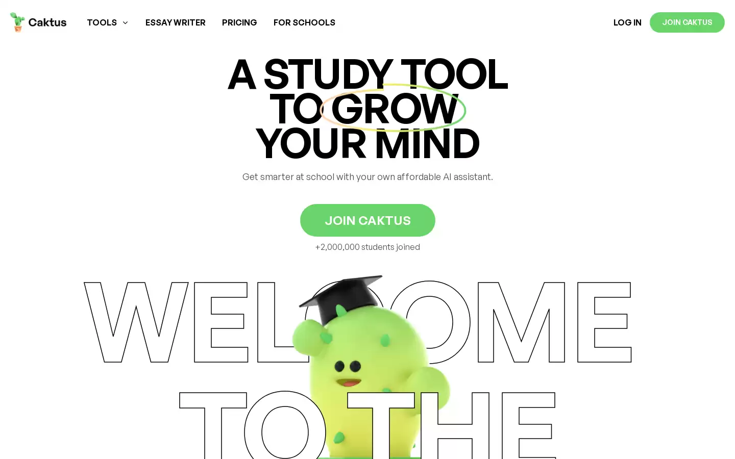Caktus AI : 最强大的为学生打造的AI