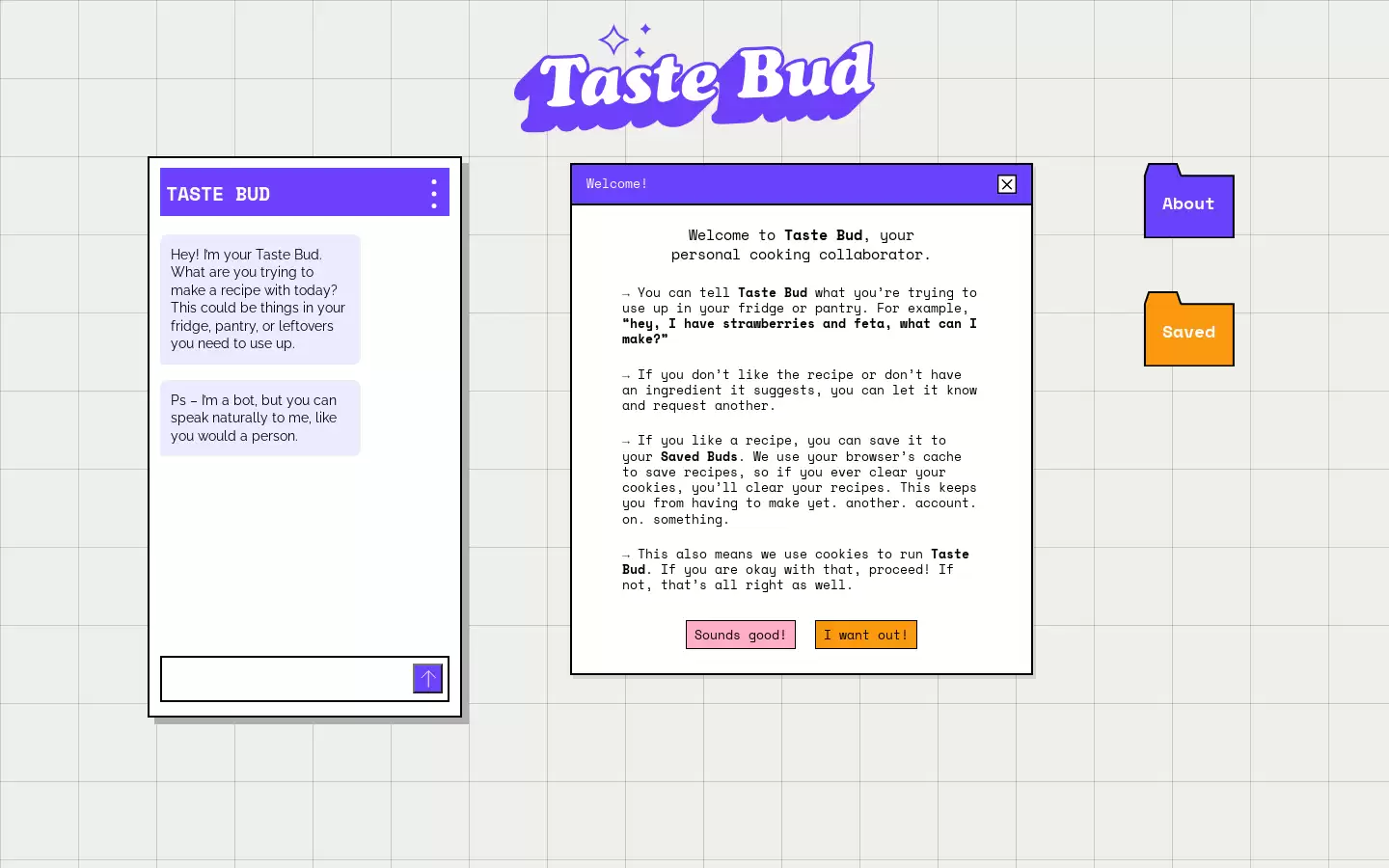 Taste Bud : Your cooking companion