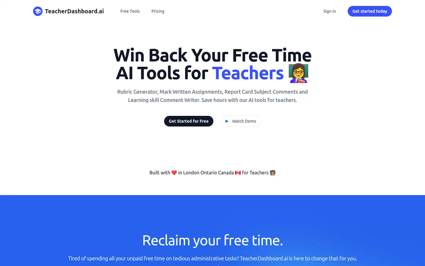 TeacherDashboard.ai : AI工具助力教师节省时间