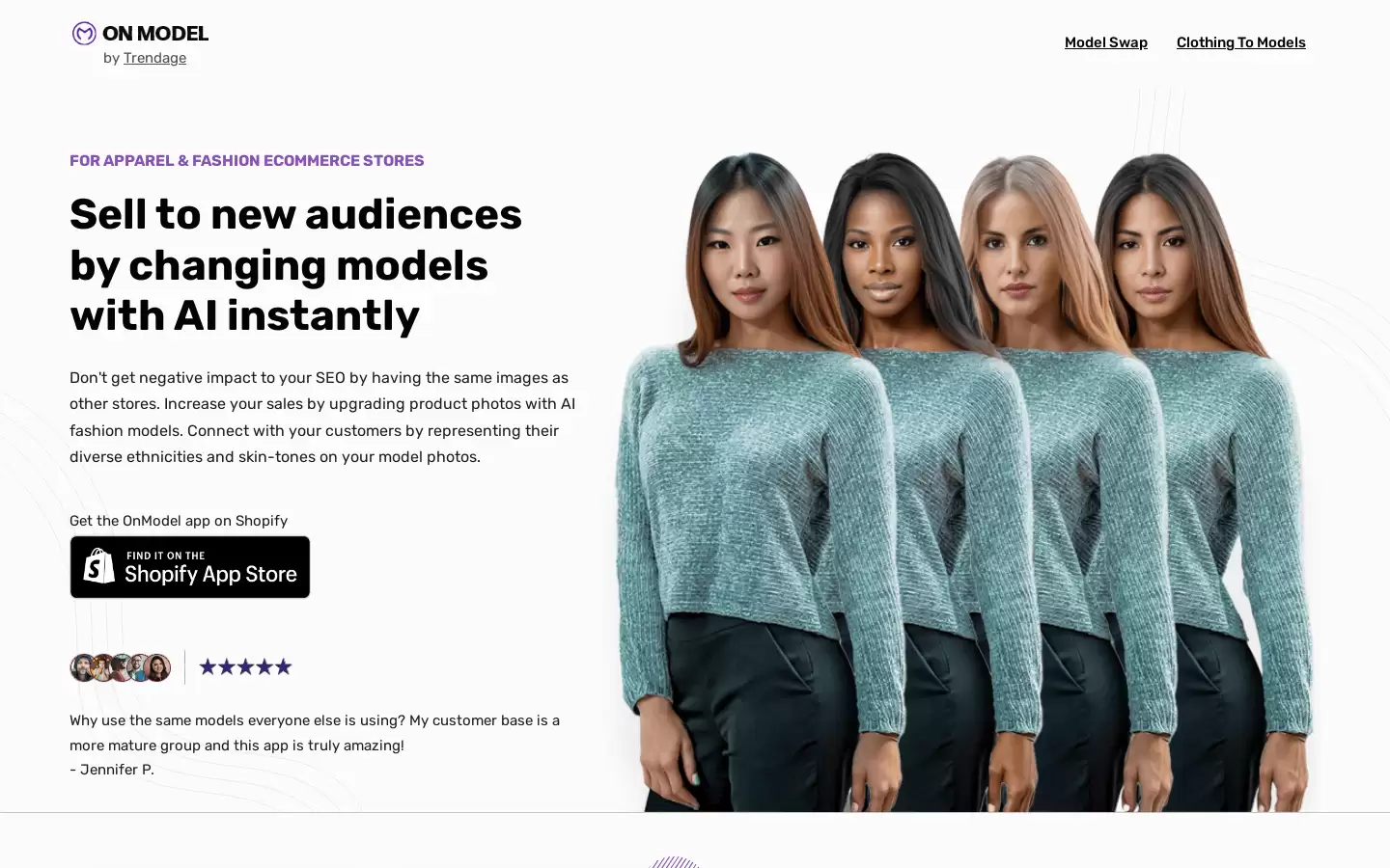 OnModel.ai : 不需要摄影即可在AI模特上展示服装