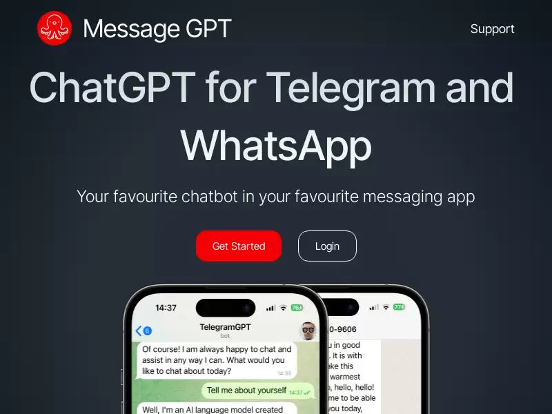 MessageGPT : 你最喜欢的聊天机器人在你最喜欢的消息应用中