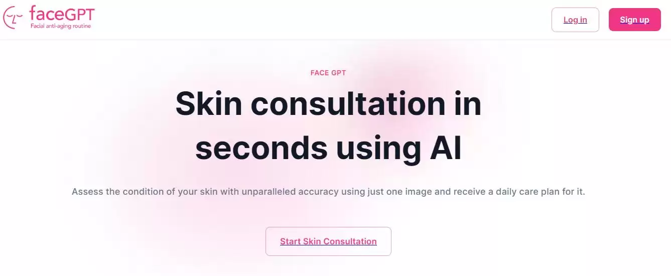 Face GPT : AI面部肌肤分析器