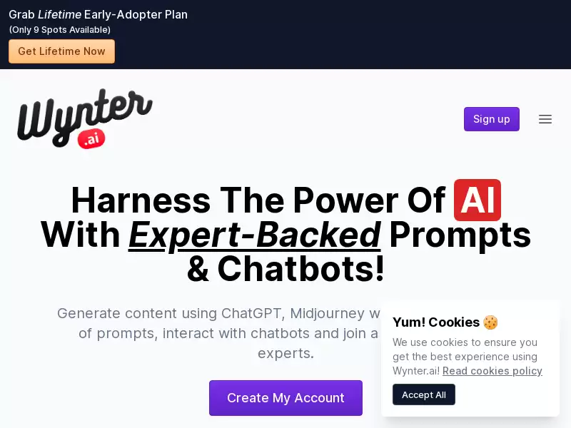 Wynter.ai : AI创作助手