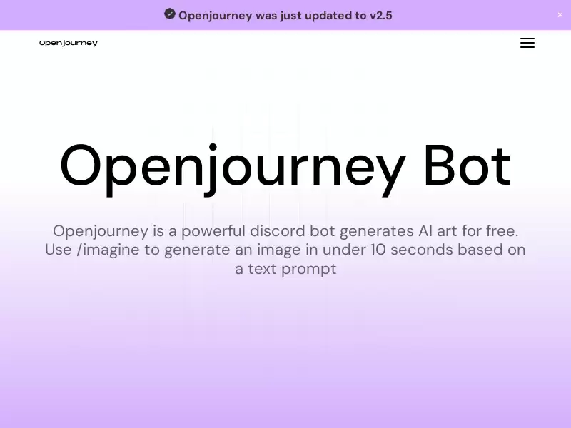 Openjourney Bot : 开启免费AI艺术之旅