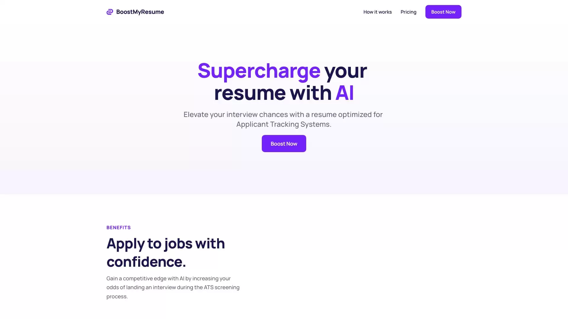 Boost My Resume : 职场利器,简历AI优化