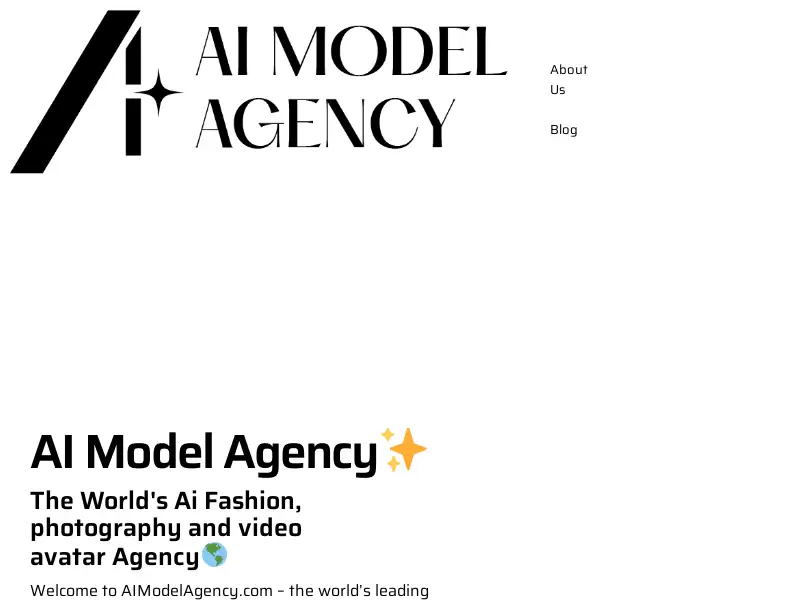 Ai Model Agency : 全球领先的AI时尚模特经纪公司