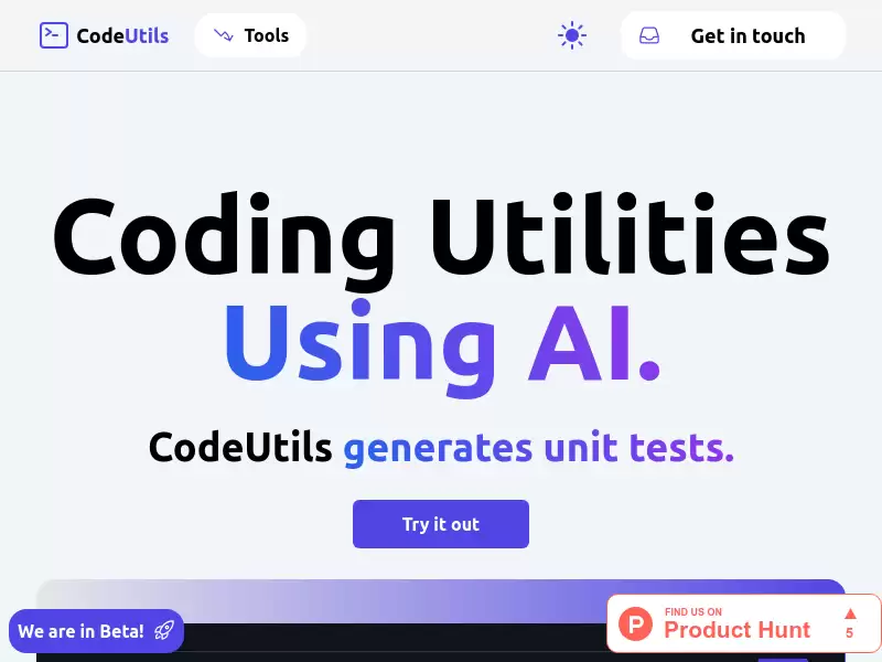 Code Utilities Powered by AI : 提高开发效率的人工智能编码工具