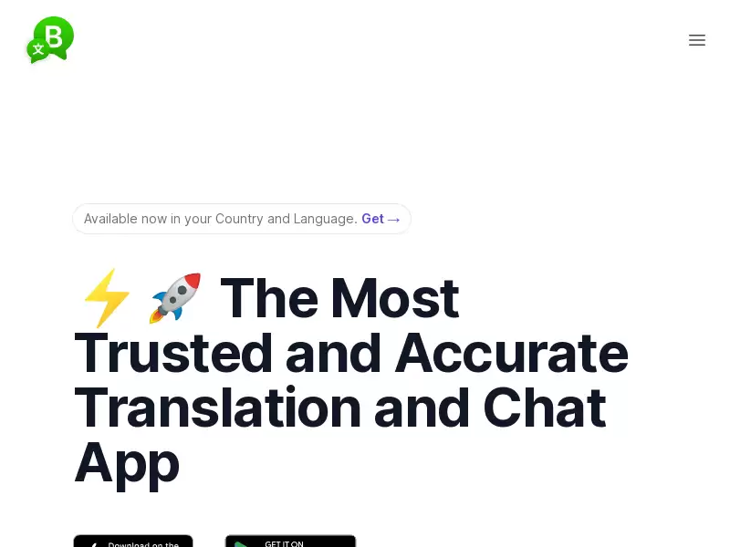 Binko Chat : 最信赖准确的翻译和聊天应用