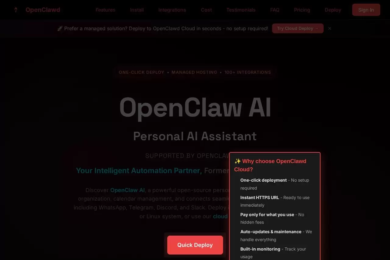 OpenClaw-免费试用、收费介绍、效果评测、官网入口及在线体验、APP下载和教程