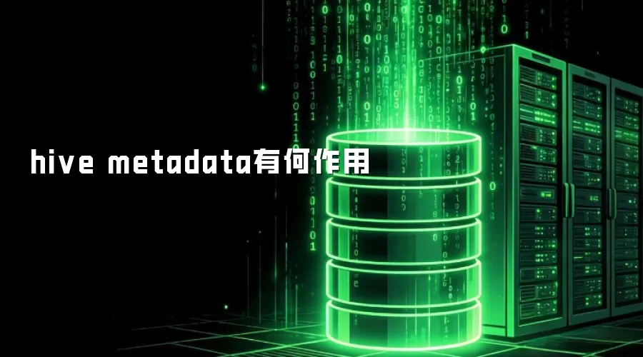 hive metadata有何作用