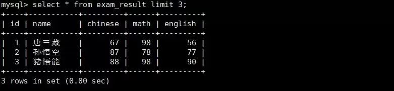 MySQL数据库原理与实践指南之基本查询