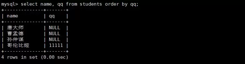 MySQL数据库原理与实践指南之基本查询