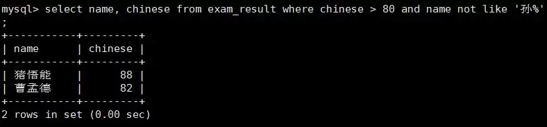 MySQL数据库原理与实践指南之基本查询