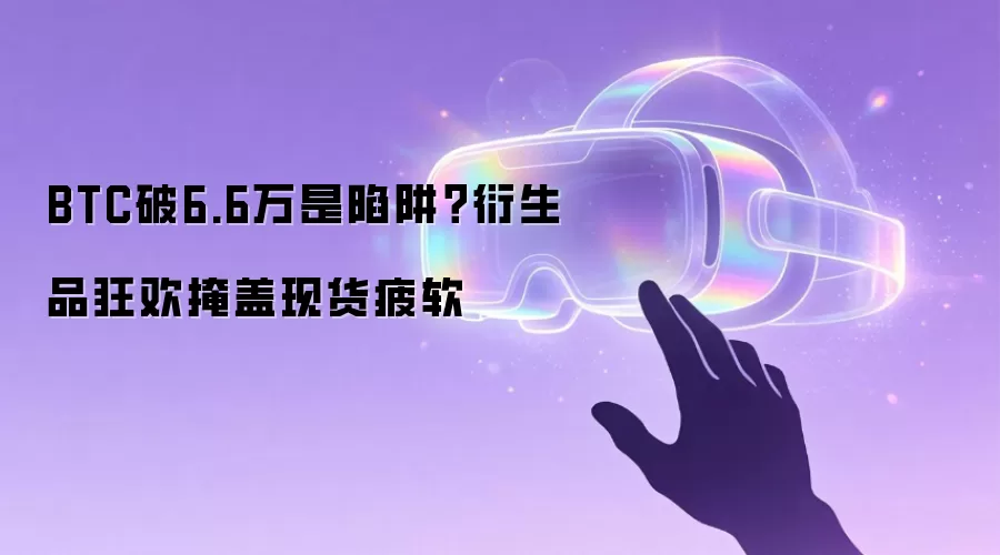 BTC破6.6万是陷阱?衍生品狂欢掩盖现货疲软