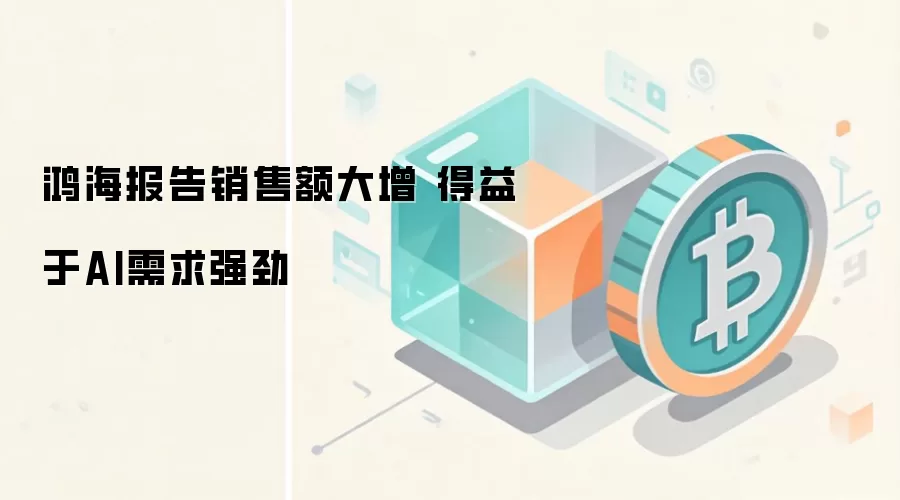 鸿海报告销售额大增 得益于AI需求强劲