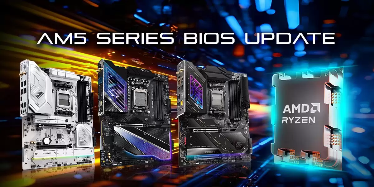 华擎科技发布最新 BIOS 更新,提升 AMD AM5 平台稳定性并改善 CPU 无法开机问题
