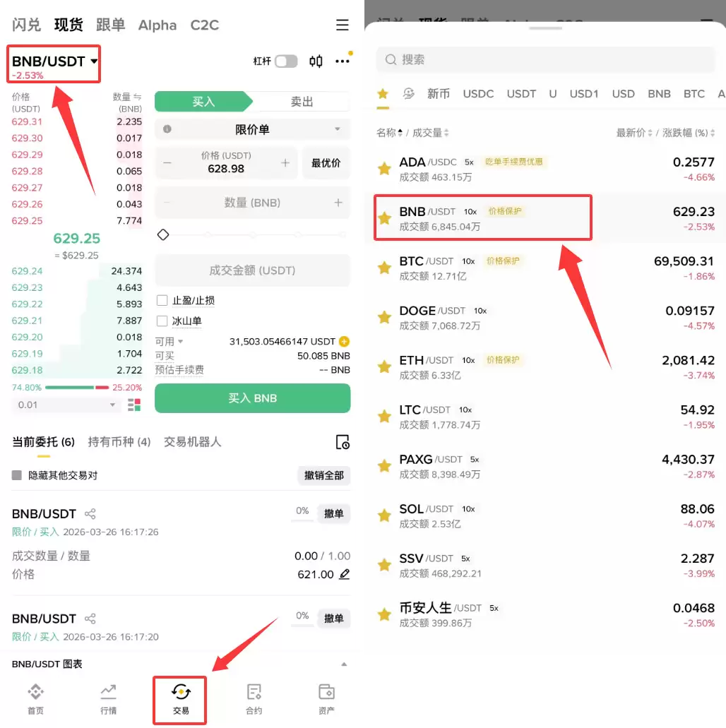 币安wallet转USDT怎么操作?新手完整教程(2026最新)